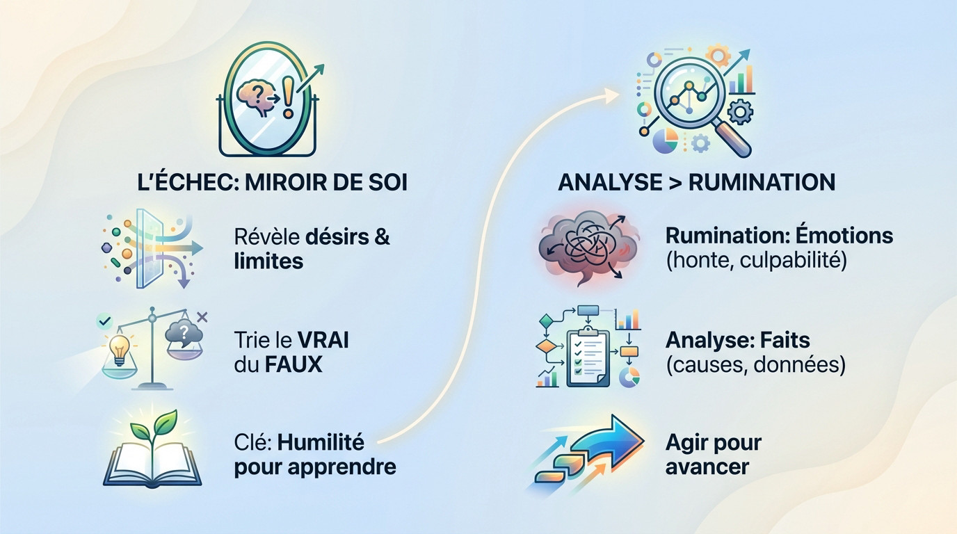 Miroir de soi et analyse pour rebondir après un échec